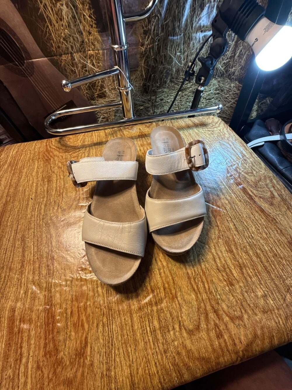 Naot Women's Leather Wedge Sandals Size 41